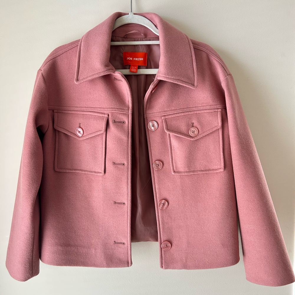 Joe Fresh Women's Utility Jacket in Soft Pink